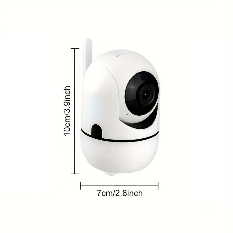 1pc High-definition Camera, 2.4G Wireless Wifi Security Home Camera, Baby And Pet Monitor, 1080P Wireless Automatic Tracking Monitor, Motion Detection And Tracking, Night Vision, Two-way Voice, High Security